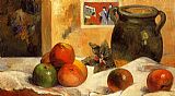 Paul Gauguin Famous Paintings - Still Life with Japanese Print